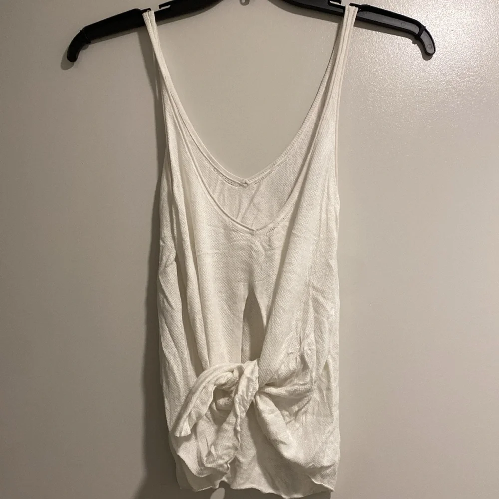 Lululemon Tank Top It’s A Tie Tank White Knit
